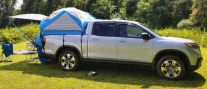 Truck bed tent.