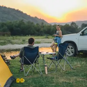 best camping chair with a side table